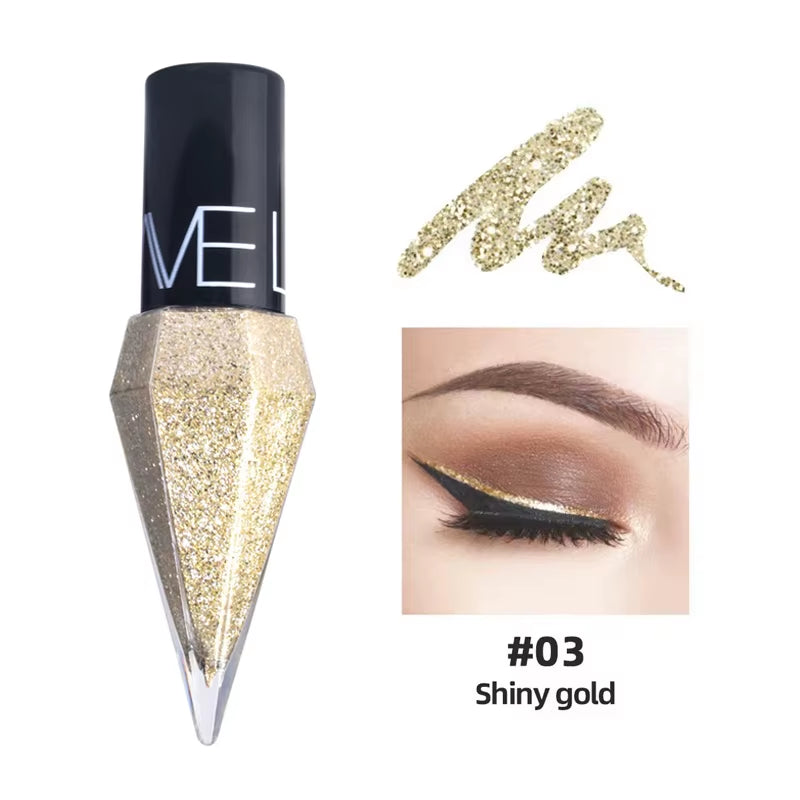 Liquid Glitter Eyeliner for Bold, Shimmering Eyes