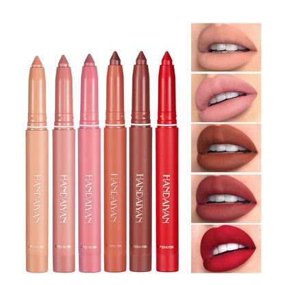 LuxeLip Vault™ by Handayan – 12 Matte Nude & Pink Shades for All-Day Perfection