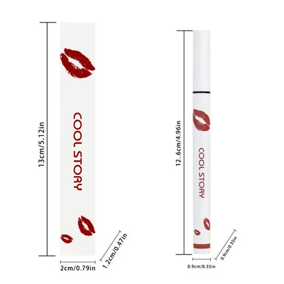 Cool Story Matte Liquid Lip Liner Pencil – Long-Lasting, Smudge-Proof Lip Stick for Bold, Defined, Natural-Looking Lips