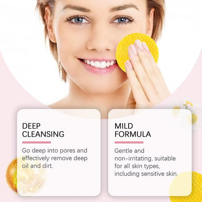 Glowclean™ Kojic Acid & Turmeric Exfoliating Pads – 40/50Pcs Daily Facial Cleansing & Skin Care