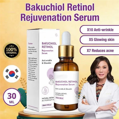 Bakuchiol Retinol Anti-Aging Serum – Collagen-Boosting, Gentle Rejuvenation for Smoother, Firmer, Youthful Skin